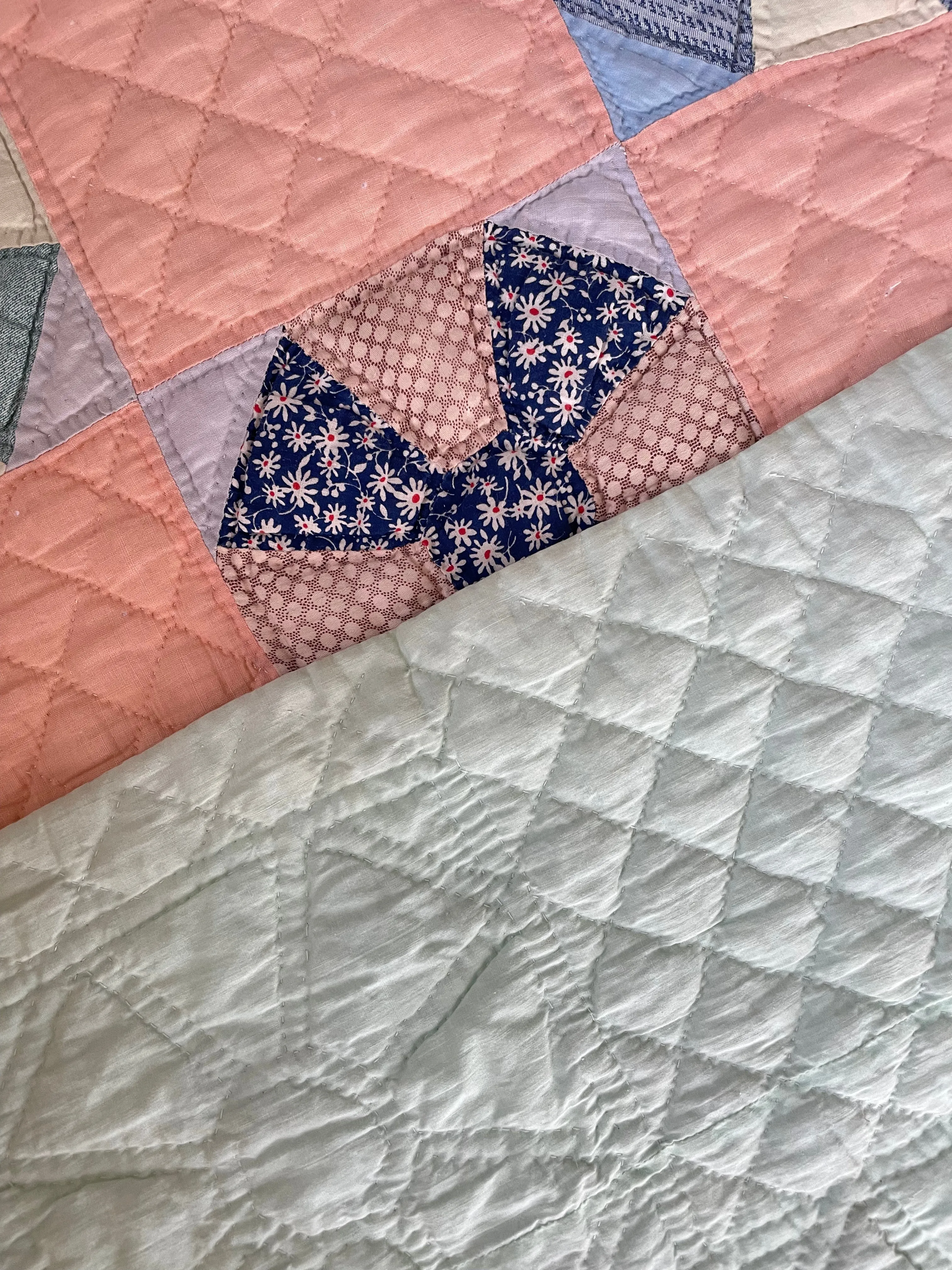 Vintage Greek Cross Quilt