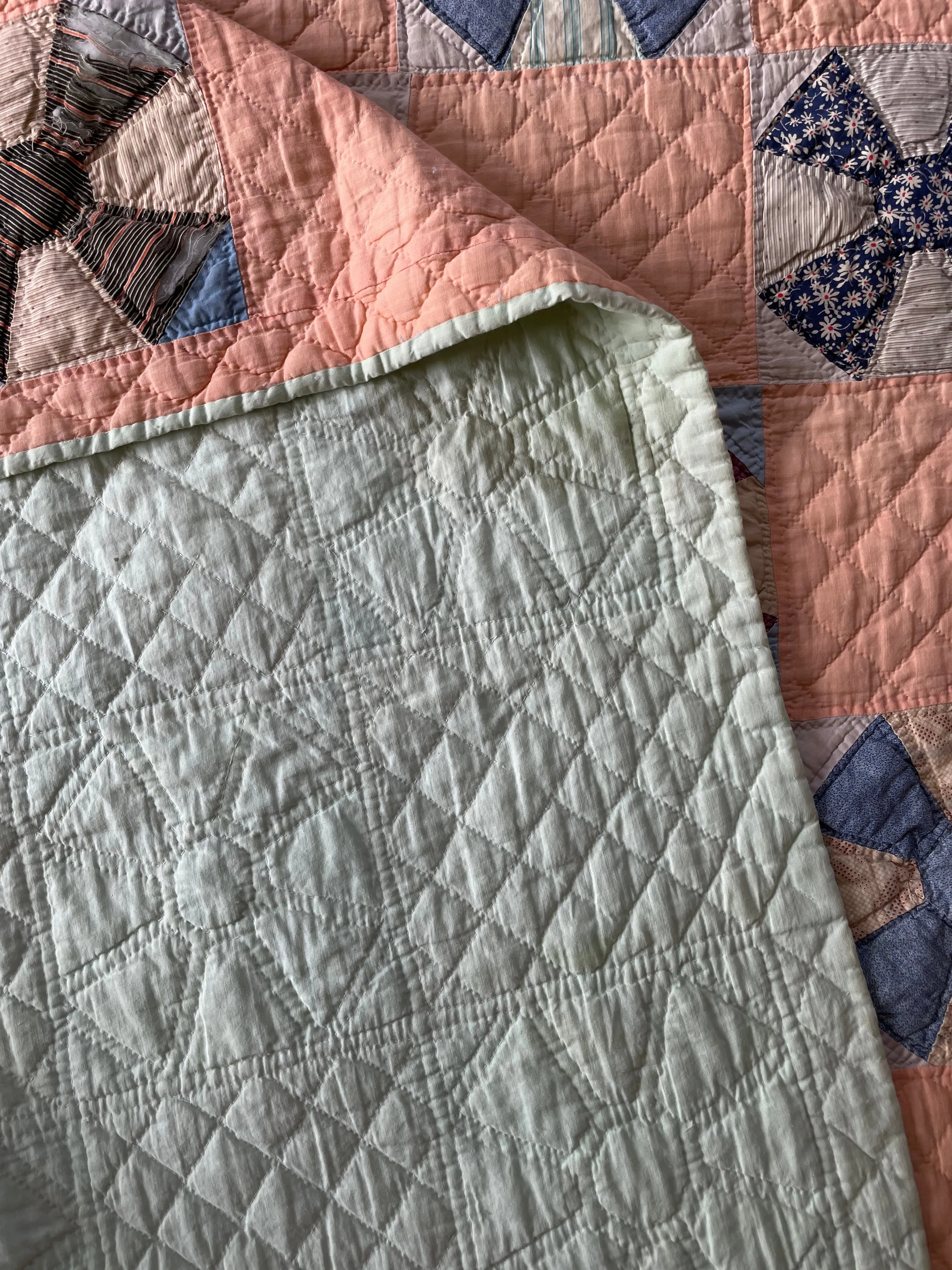 Vintage Greek Cross Quilt