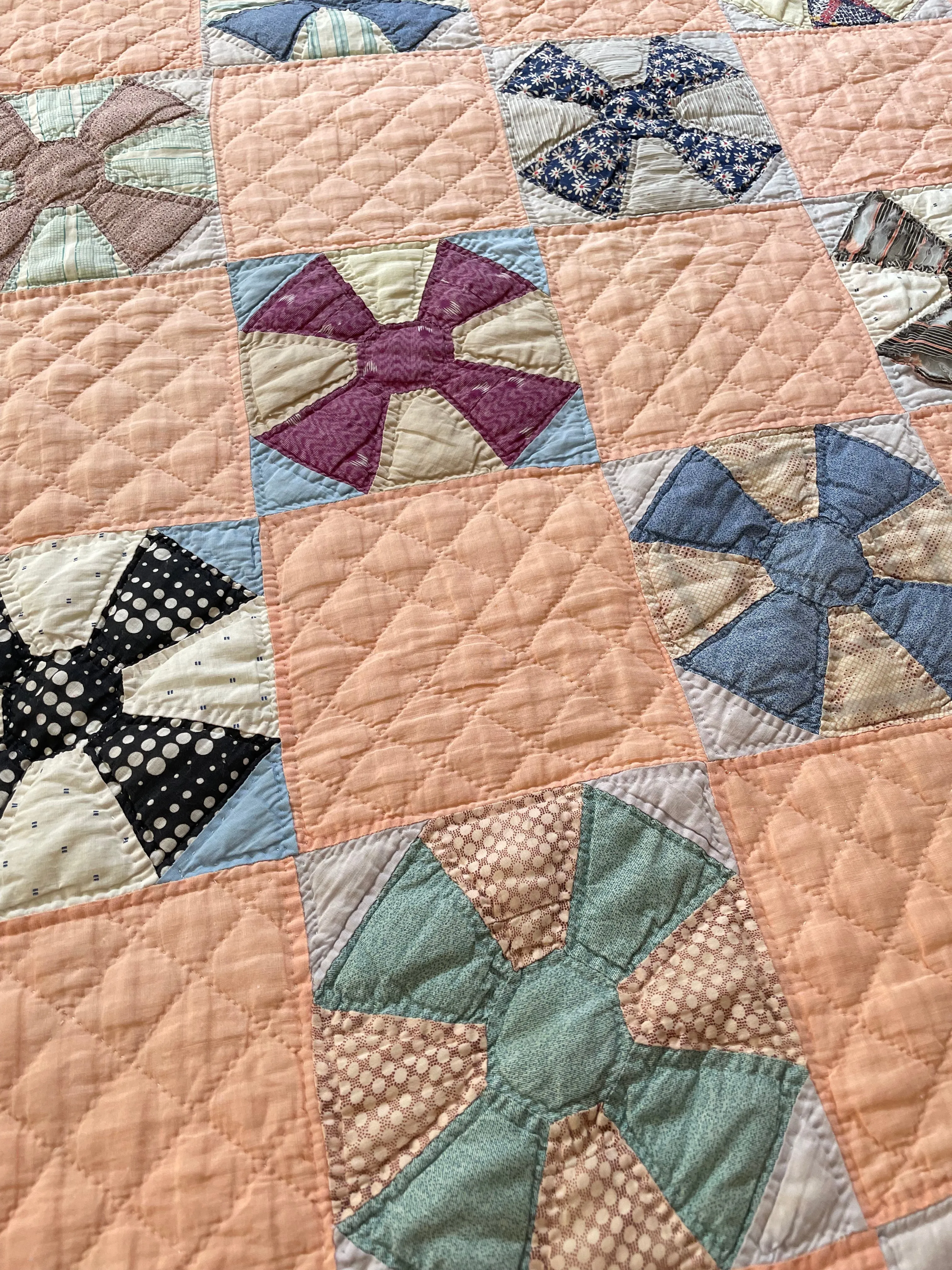 Vintage Greek Cross Quilt