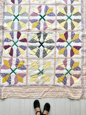 Vintage Lily of the Valley Quilt