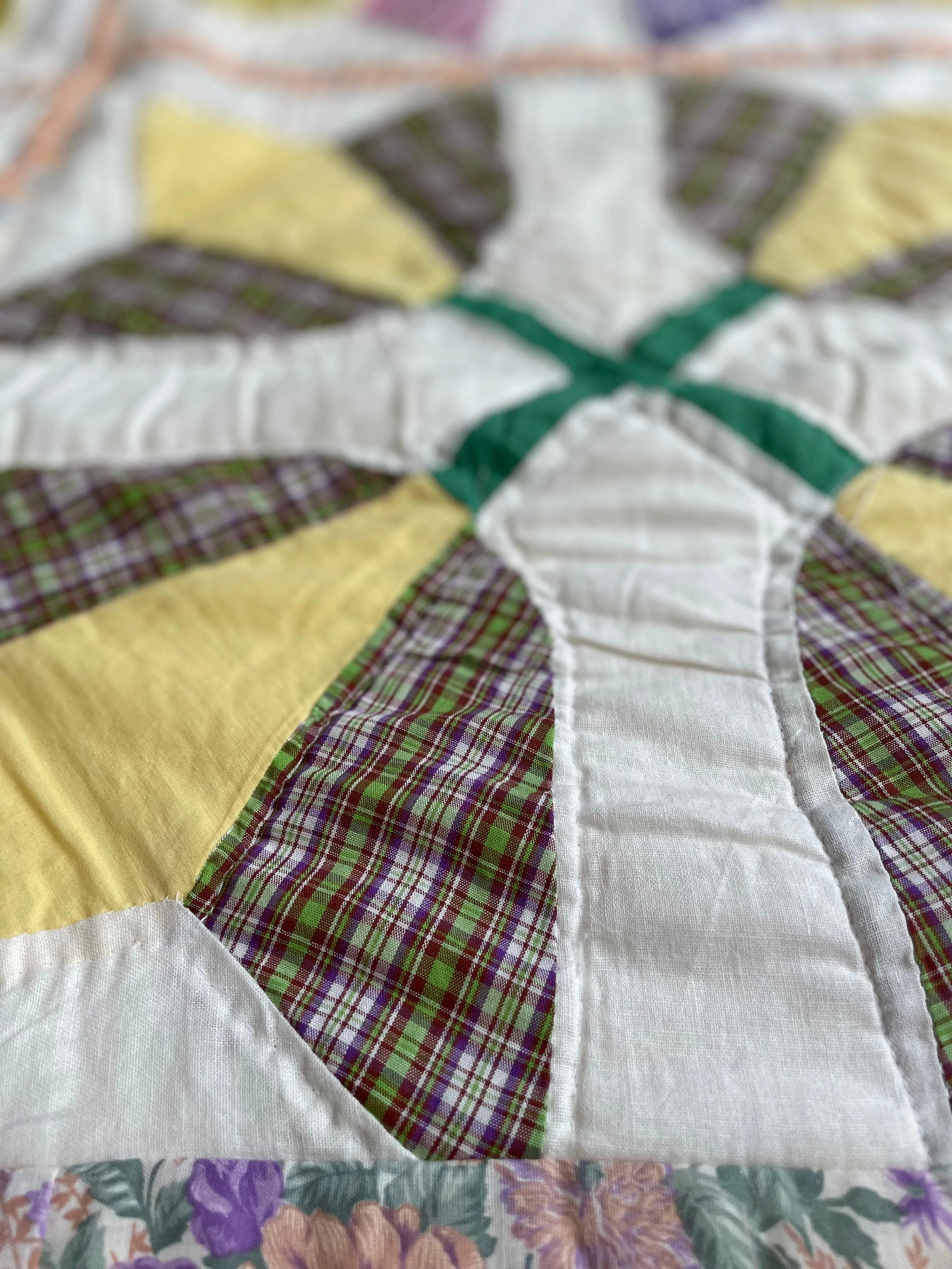 Vintage Lily of the Valley Quilt