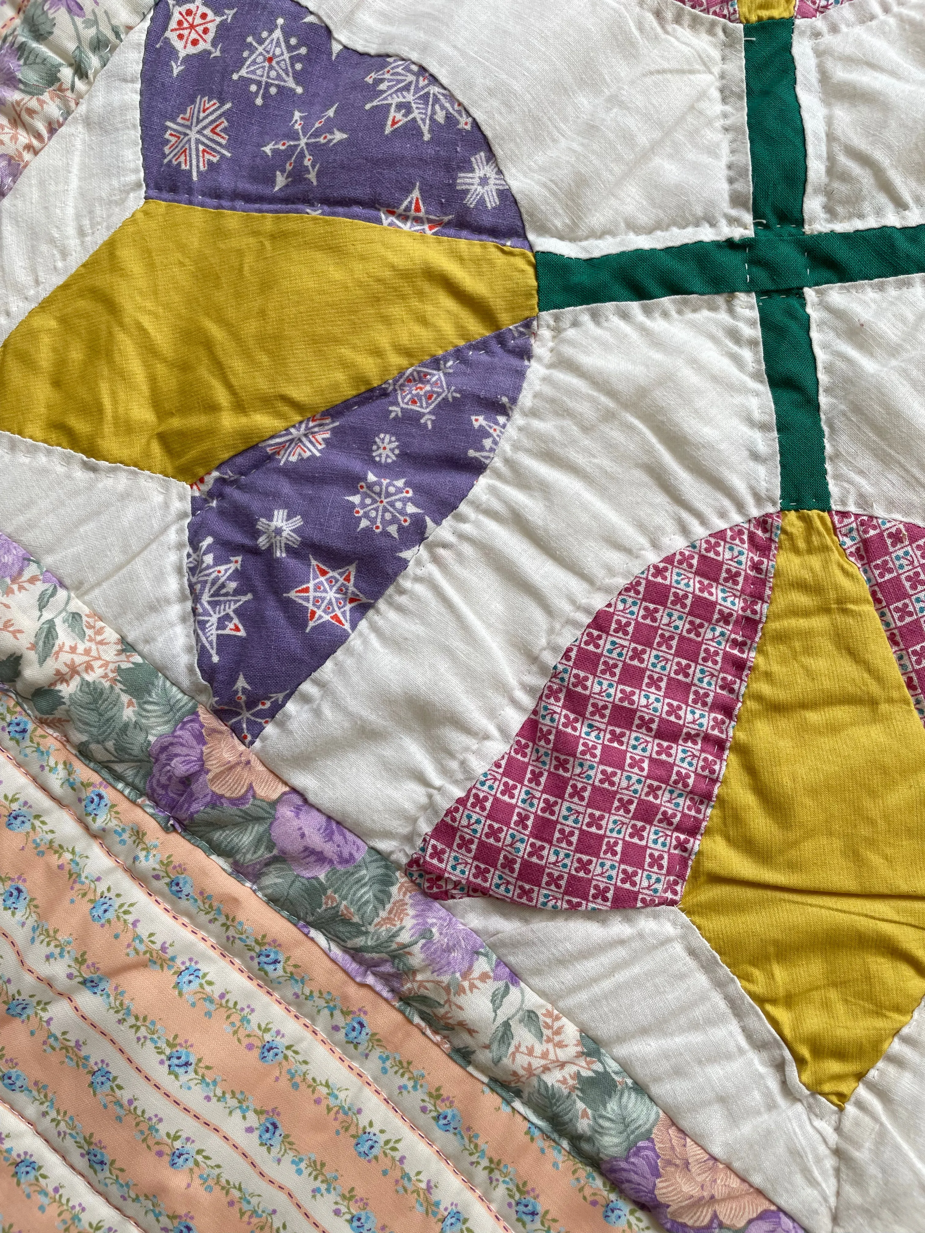 Vintage Lily of the Valley Quilt