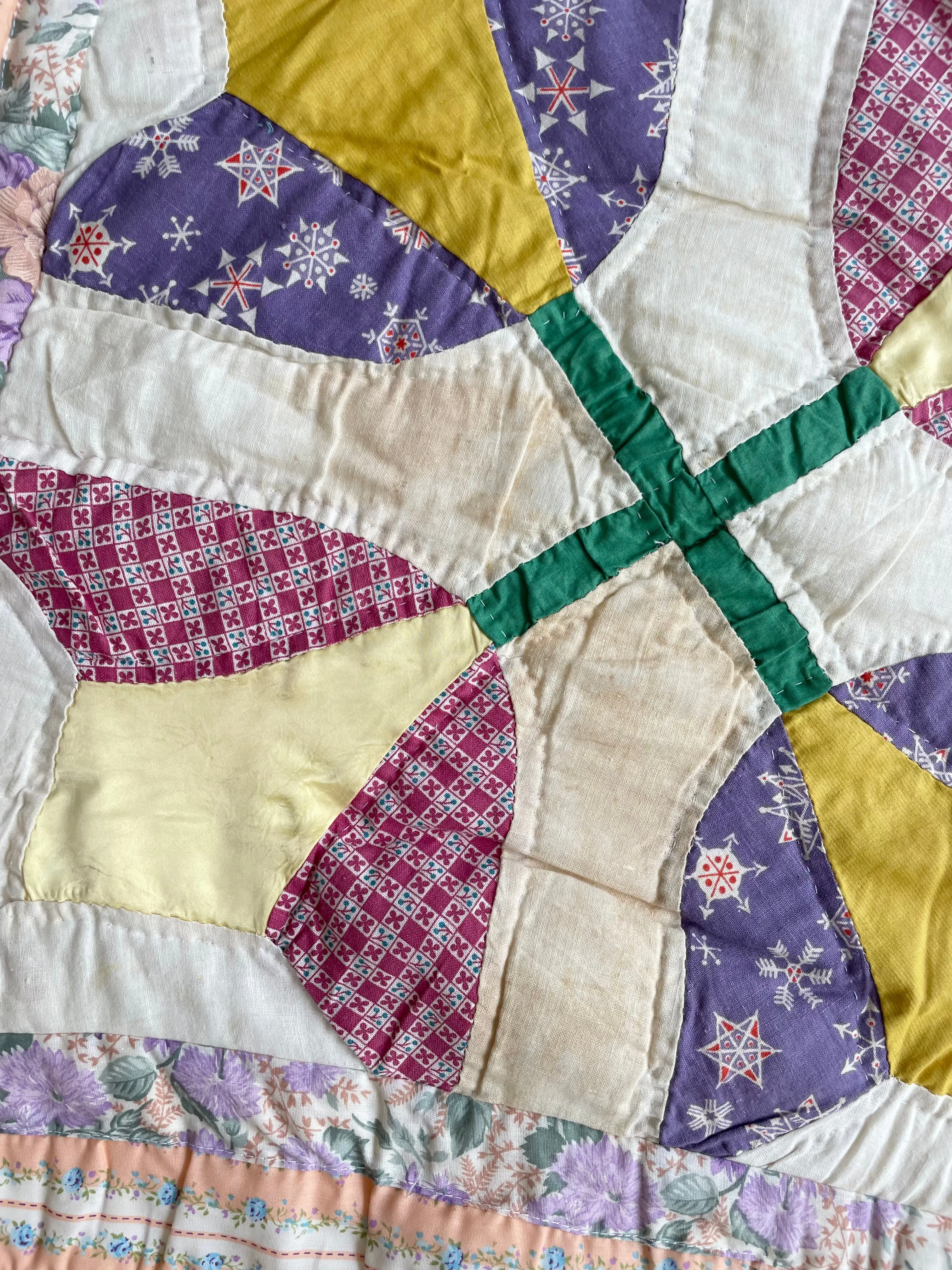 Vintage Lily of the Valley Quilt