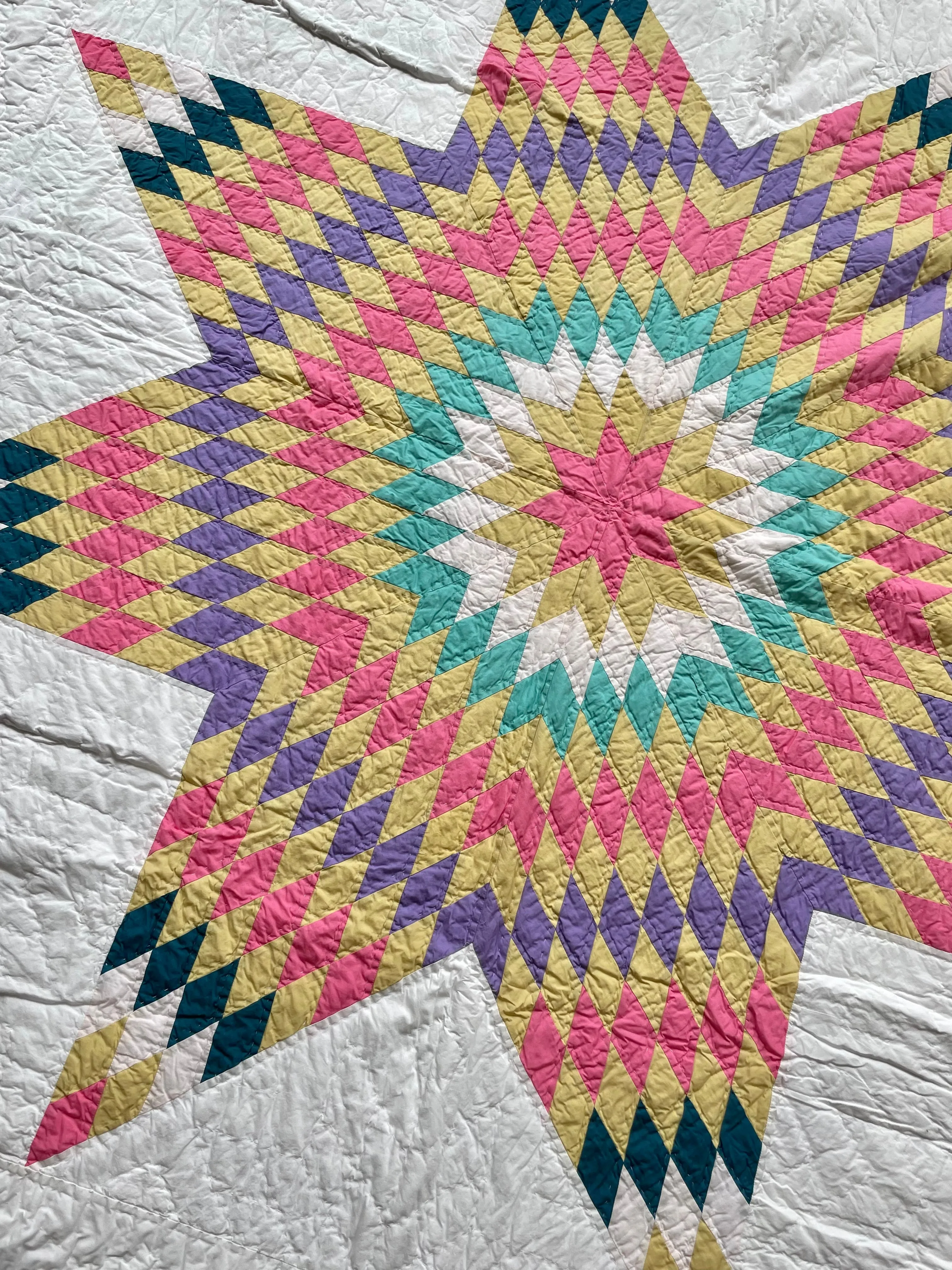 Vintage Lone Star Quilt