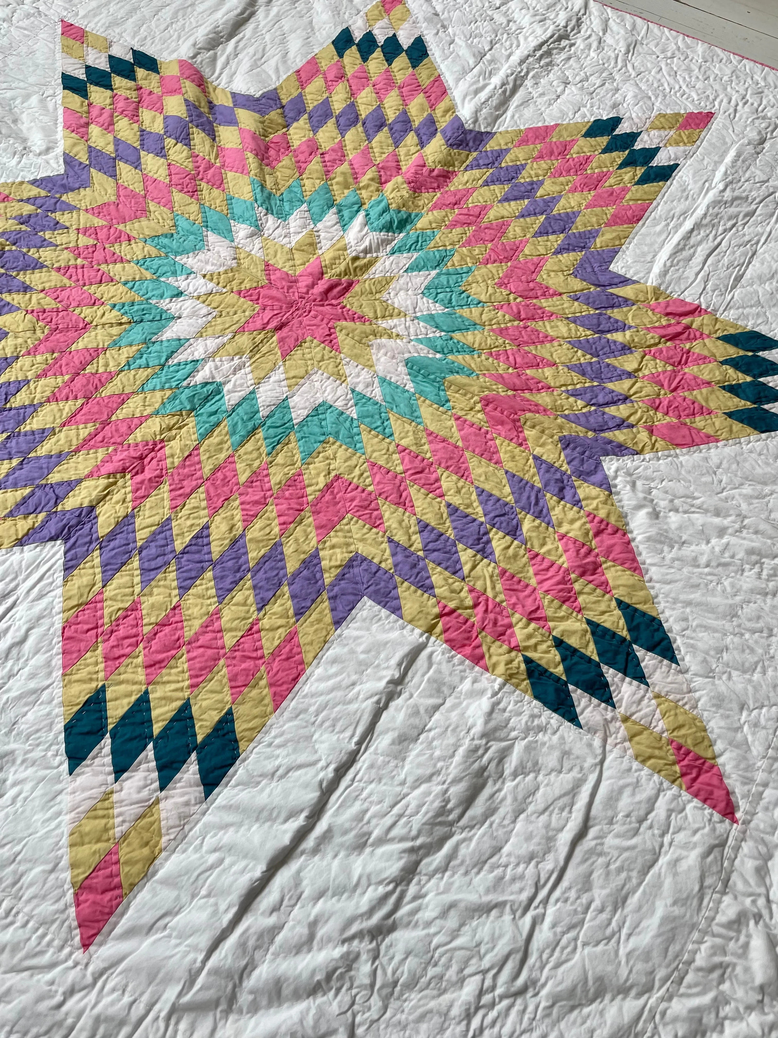 Vintage Lone Star Quilt