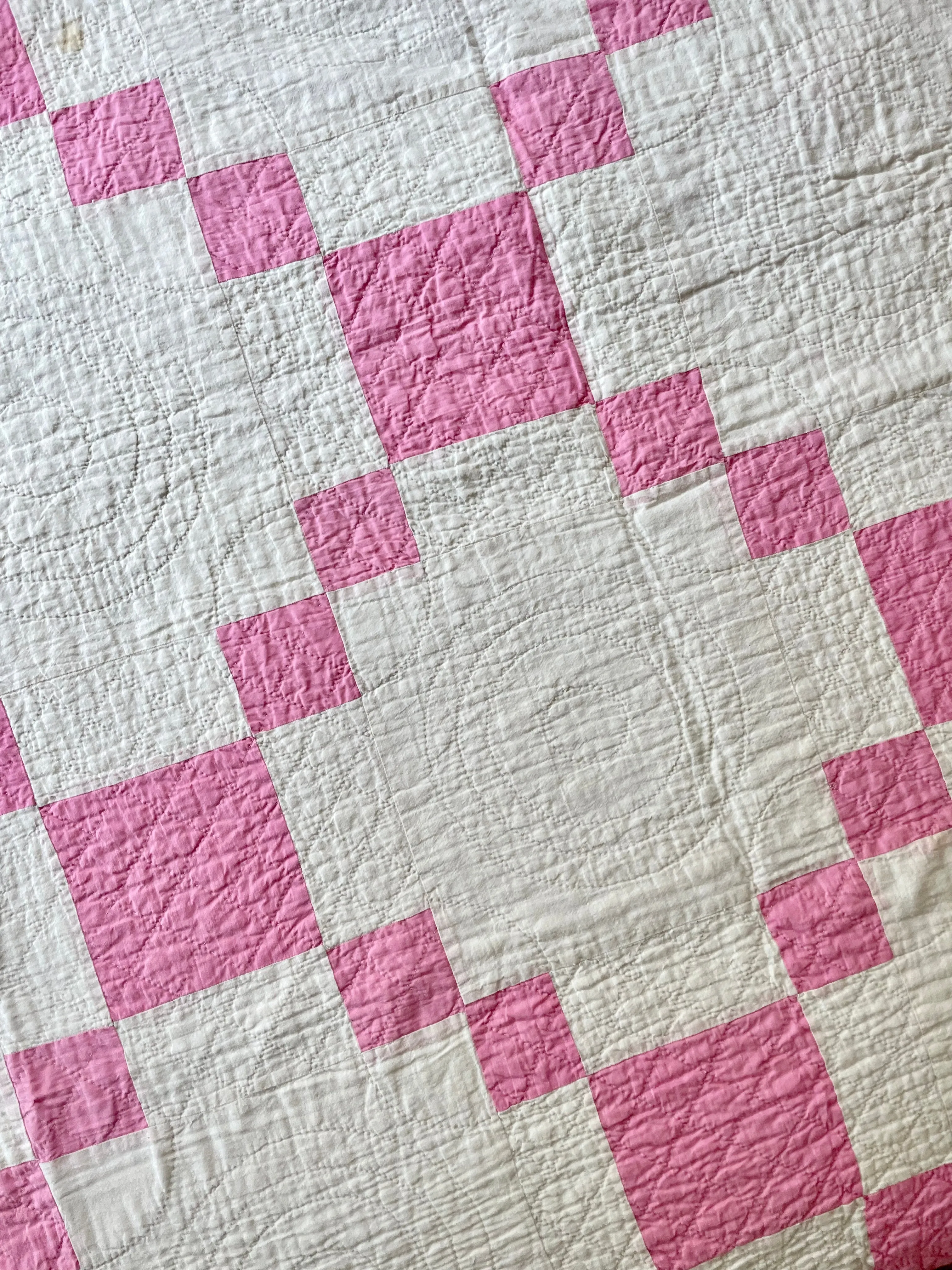 Vintage Nine Patch Quilt