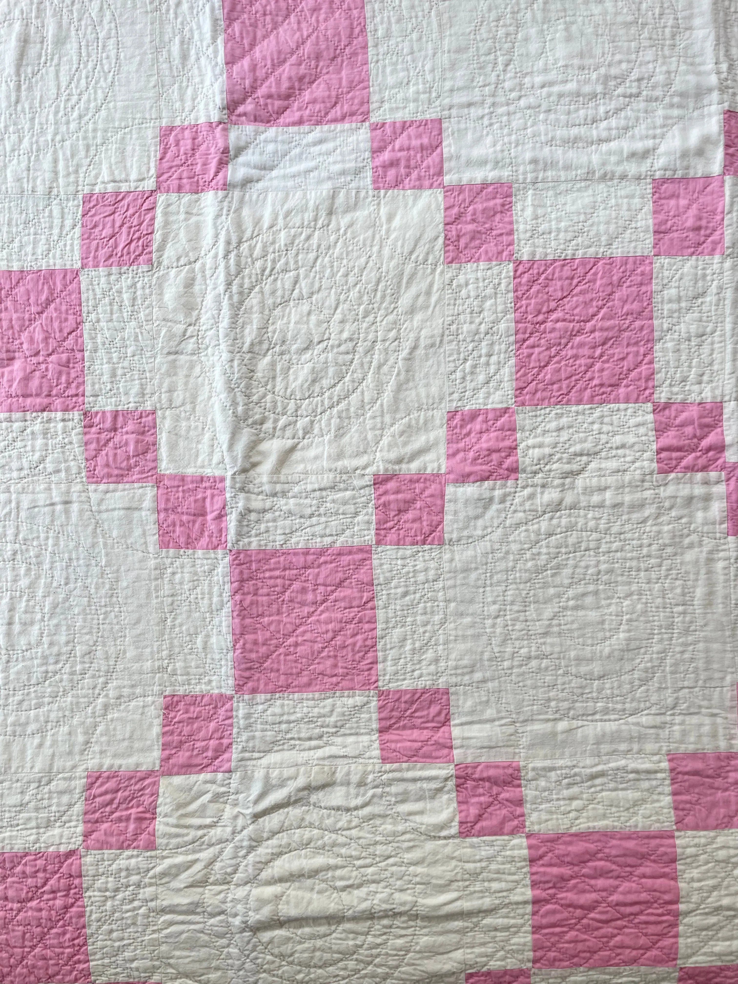 Vintage Nine Patch Quilt