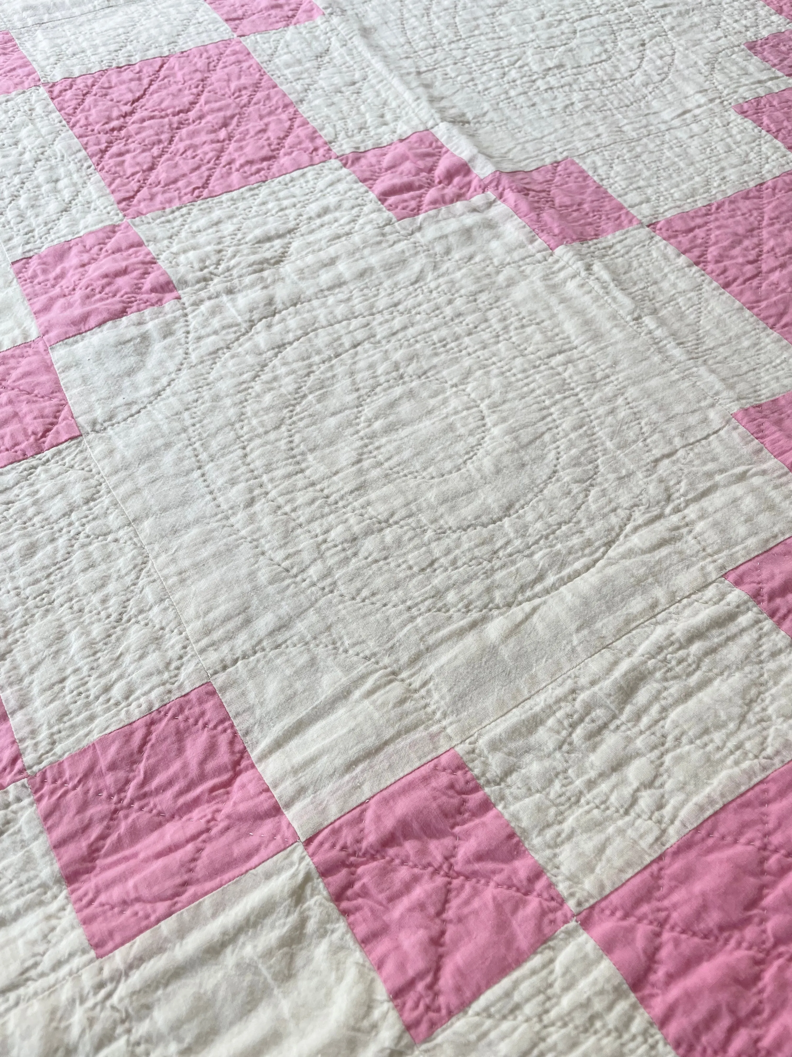 Vintage Nine Patch Quilt