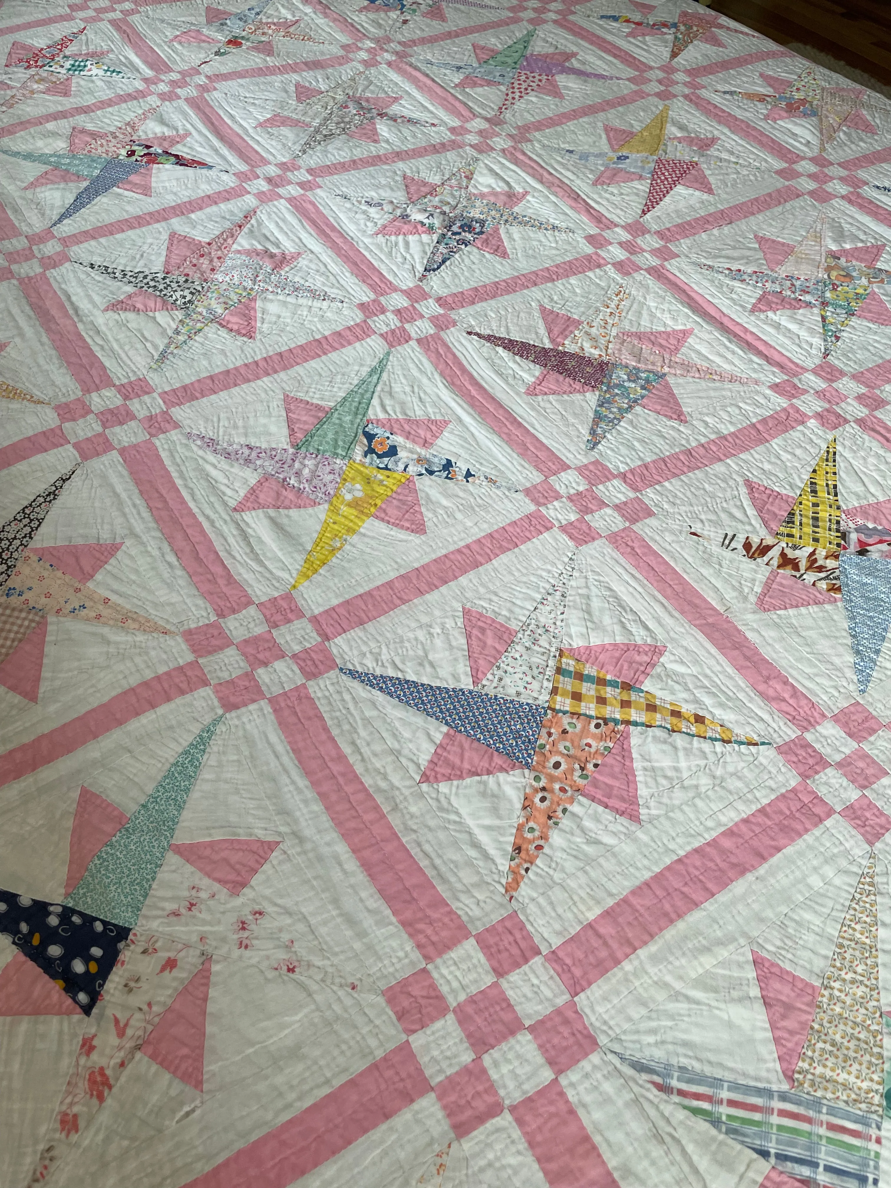 Vintage Starry Path Quilt