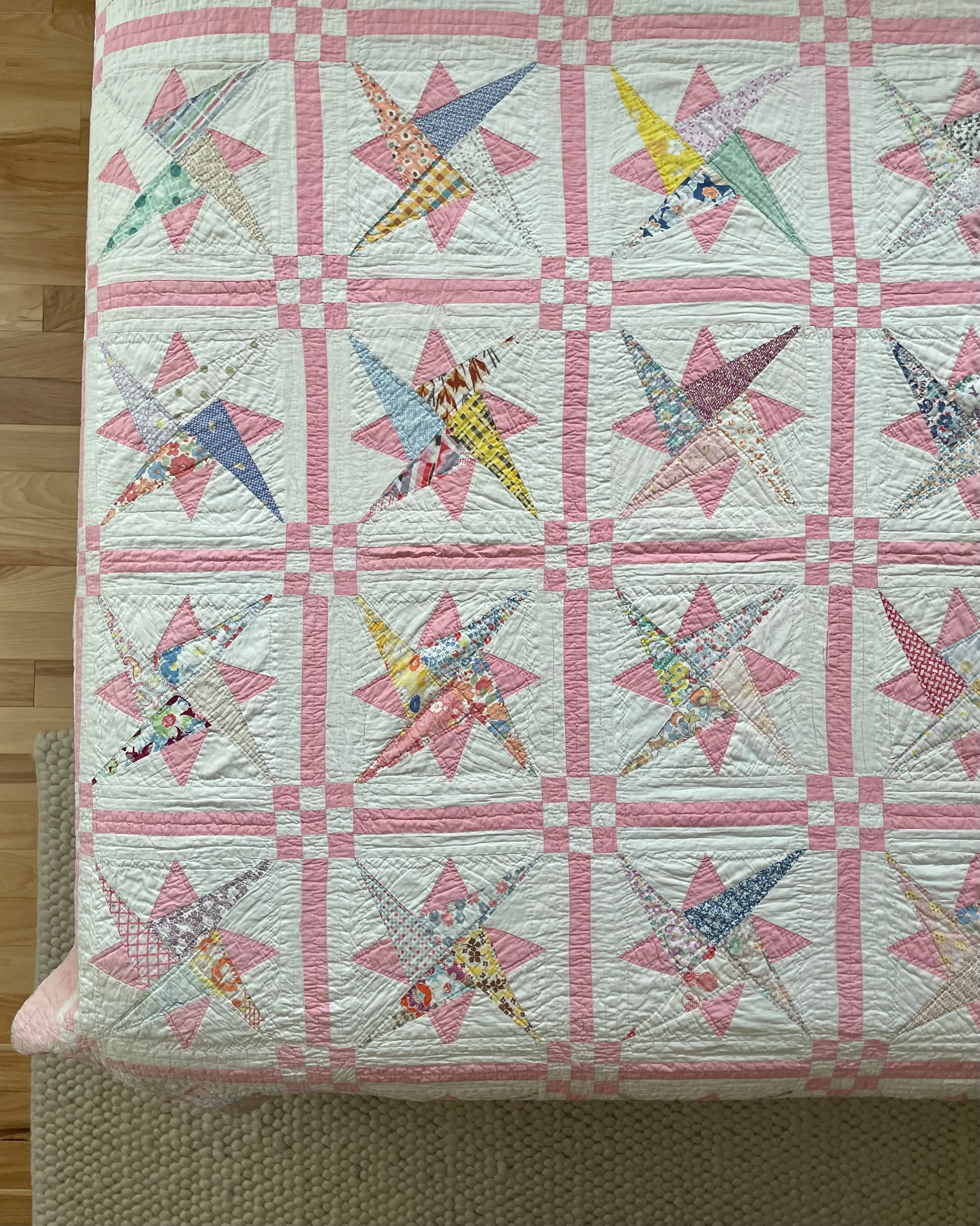 Vintage Starry Path Quilt