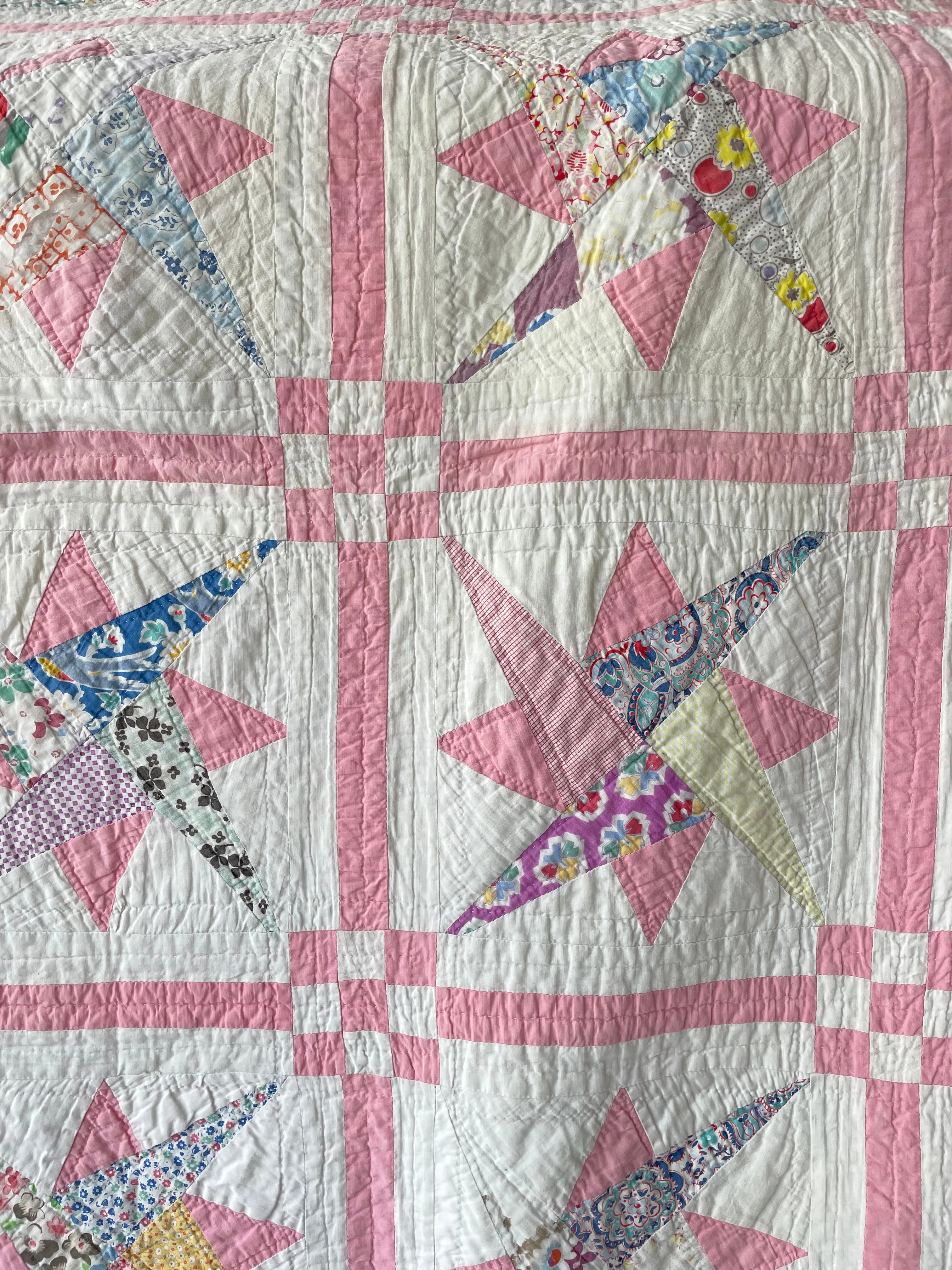 Vintage Starry Path Quilt