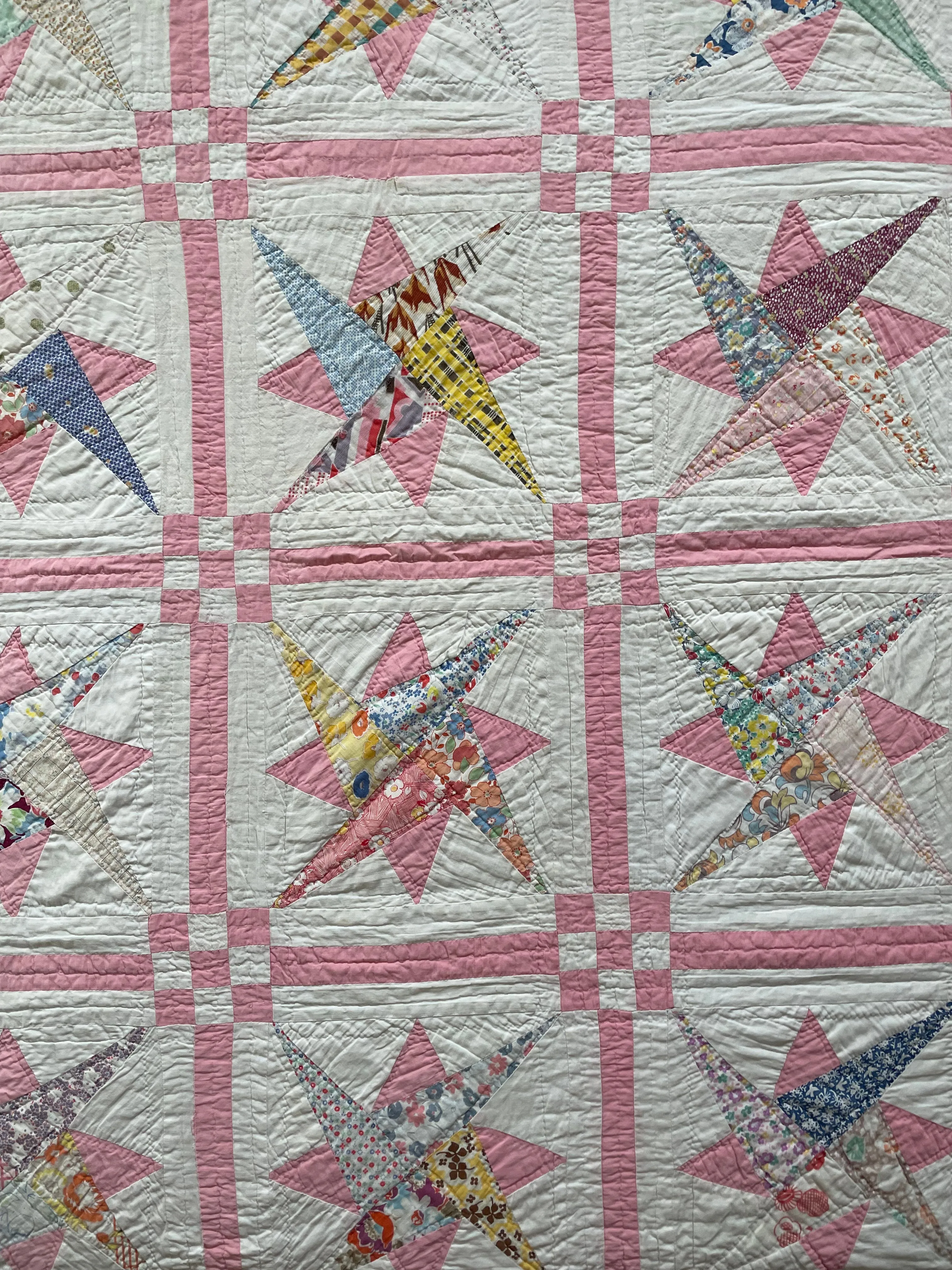 Vintage Starry Path Quilt