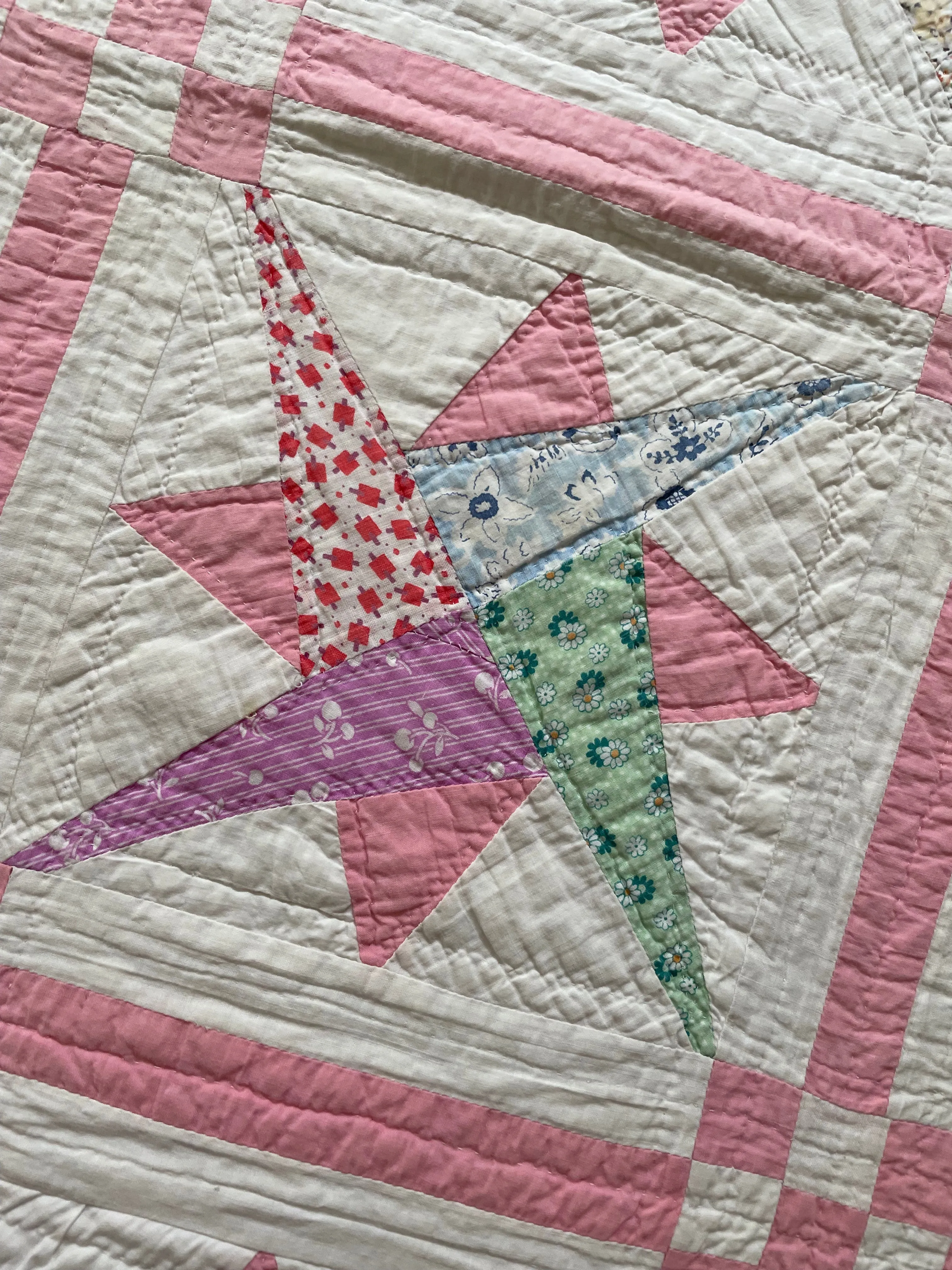 Vintage Starry Path Quilt