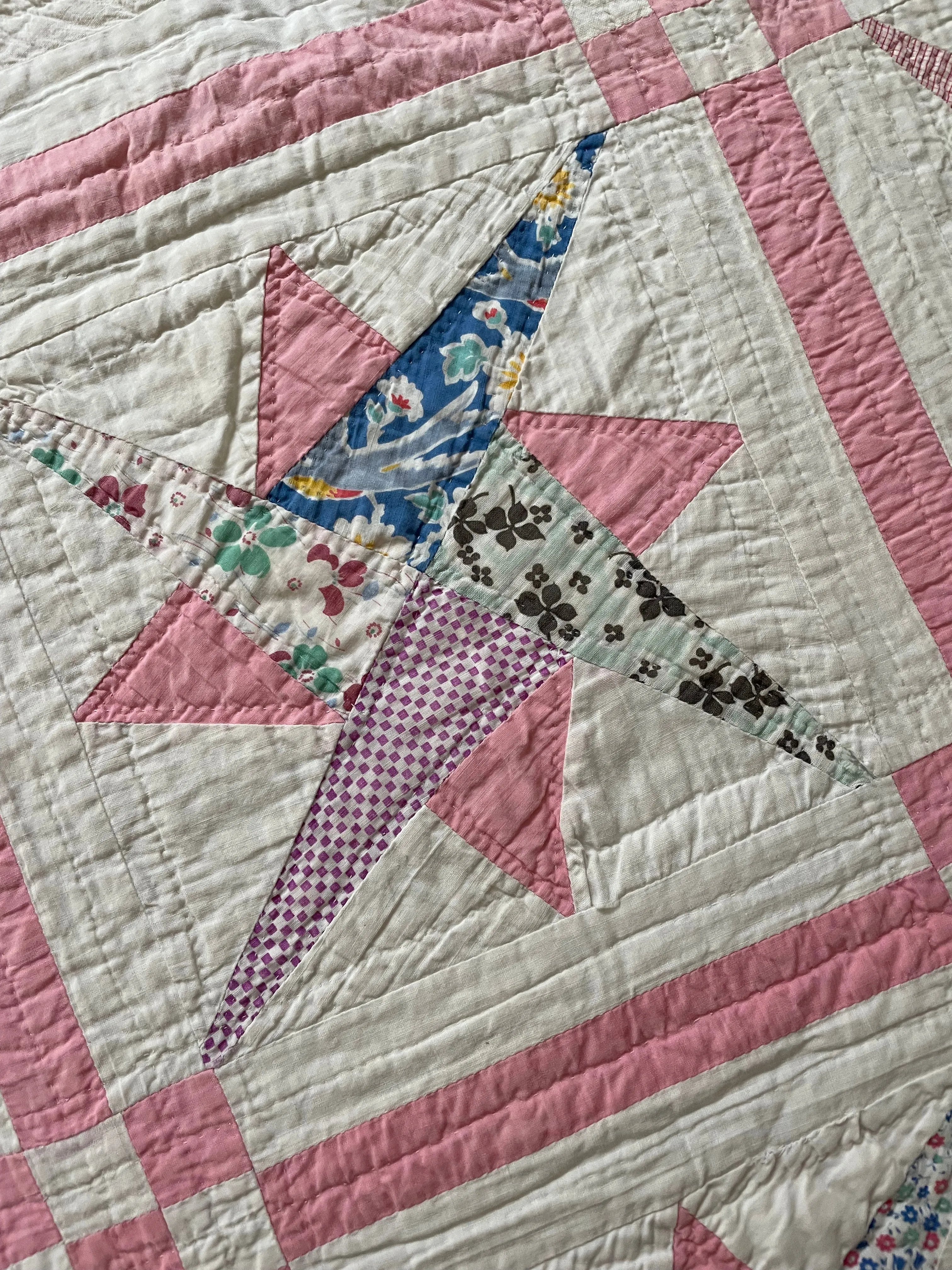 Vintage Starry Path Quilt