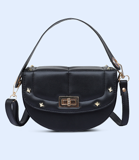 WB2724-Black-Trendy Women Bag