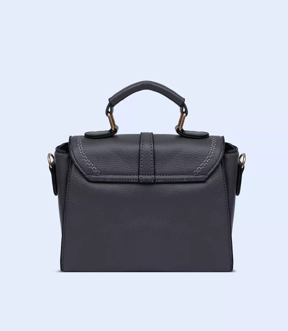 WB2760-GREY-Women Boxy Bag