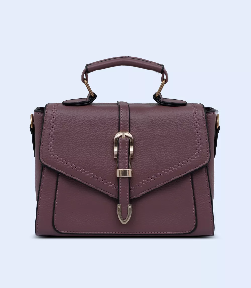 WB2760-PURPLE-Women Boxy Bag