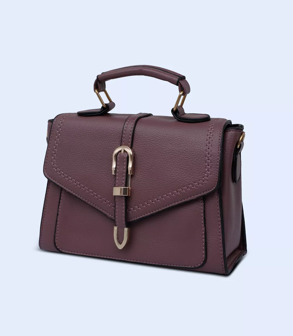 WB2760-PURPLE-Women Boxy Bag