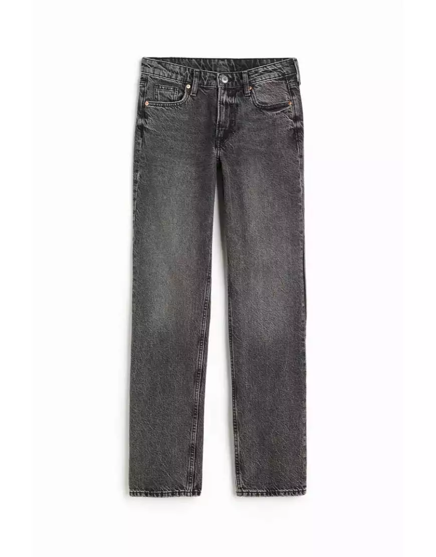 Weekday Straight Regular Jeans Grey Wash