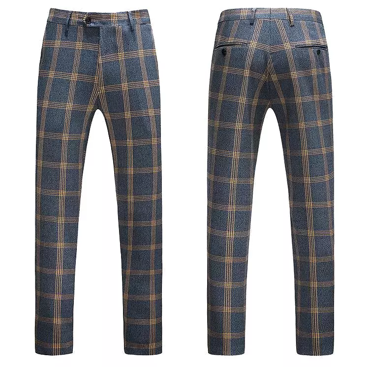 Whitley Three-Piece Checked Suit