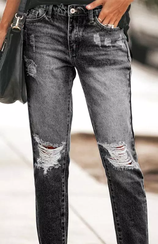 Women Ripped Jeans Pants