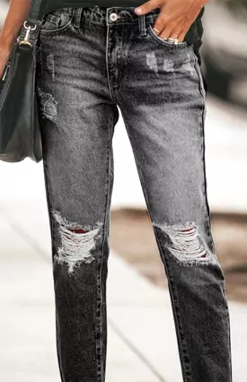 Women Ripped Jeans Pants