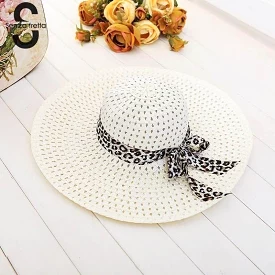 Women Summer Hat Wide Brim Straw Cap Beach Hats Floppy Fold Straw Sun Hats for Women Girls