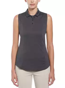 Womens Heather Golf Polo