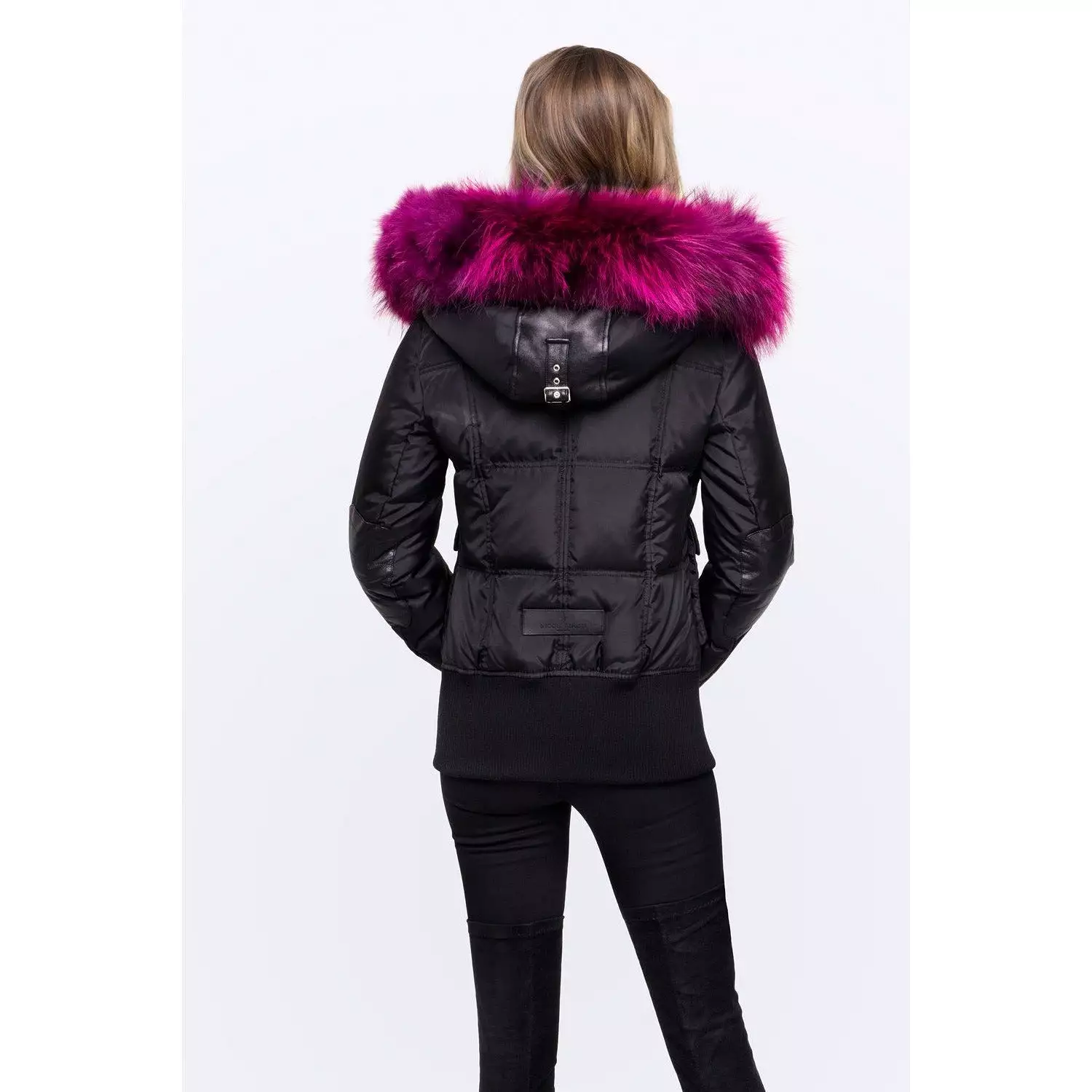 Women's Nicole Benisti Fordham Coat - Black/Magenta