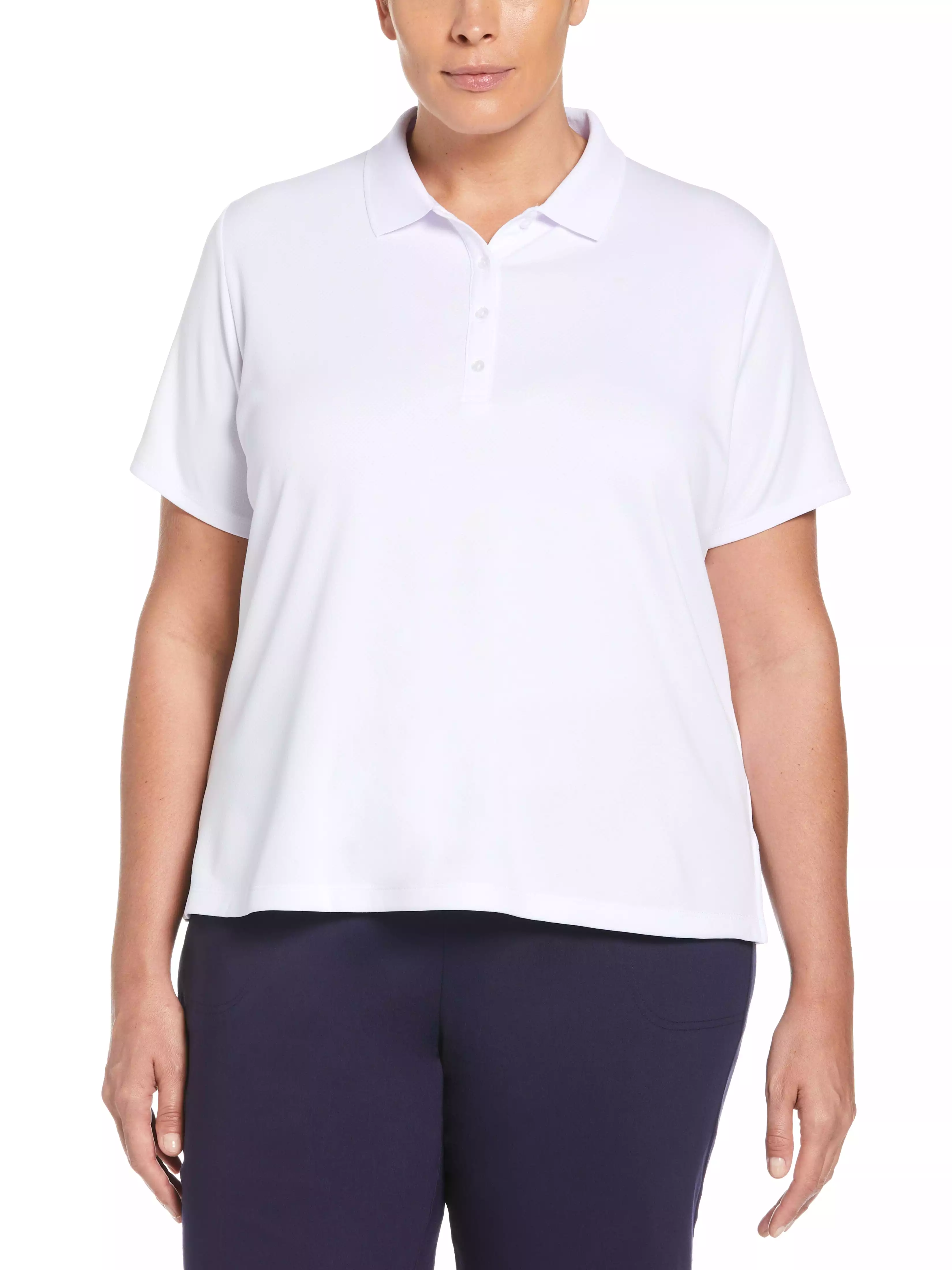 Womens Plus Swing Tech Polo