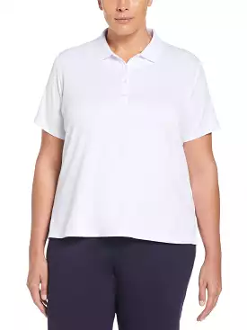 Womens Plus Swing Tech Polo