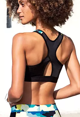 Zipper Front Sports Bra